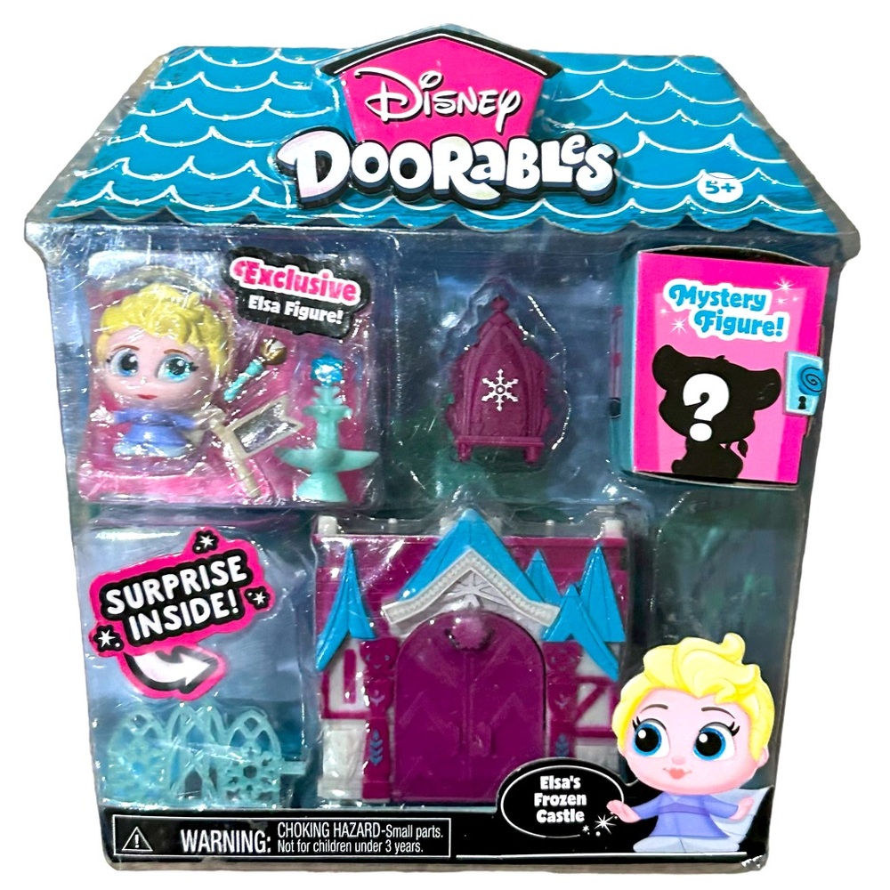 Disney Doorables Elsa’s Frozen Castle + 1 Surprise Mystery…